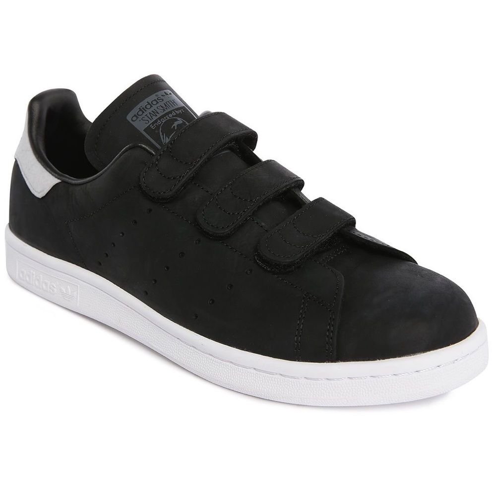 Stan Smith Sneakers - Black with Velcro